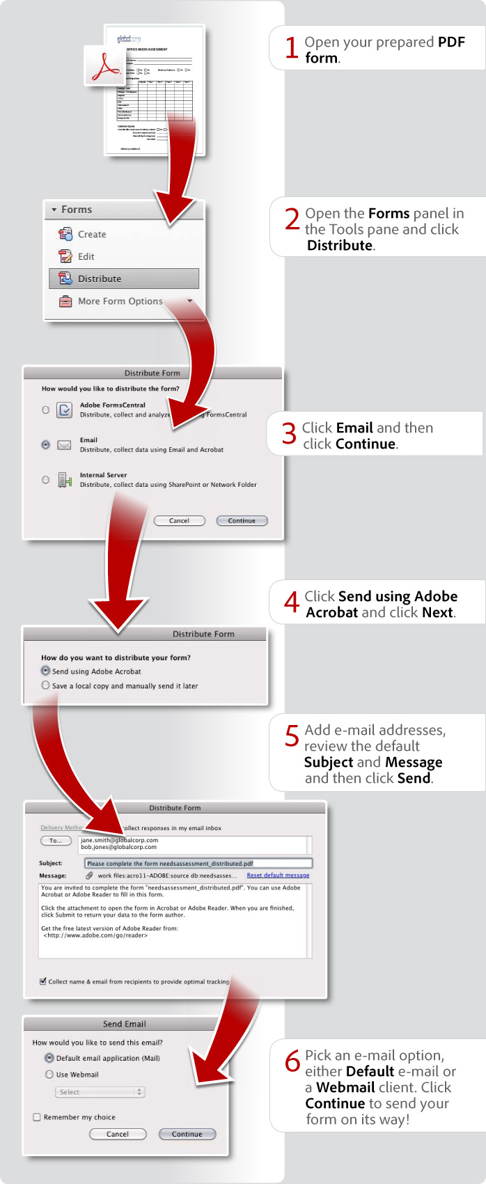 How to distribute fillable PDF forms using Acrobat XI